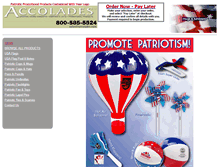 Tablet Screenshot of patriotic-promotions.accolades.com